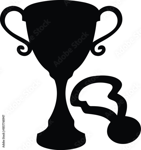 Championship Trophy Silhouette for Award Design
