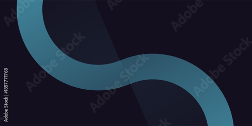Black premium background with luxury blue pattern and lines modern