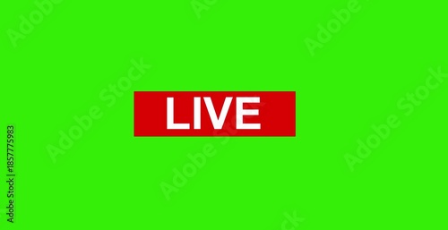 live streaming icon animation
