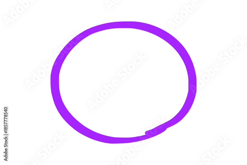 紫色の手書きサークル柄のグラフィックイメージ