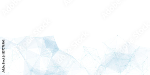 Abstract mesh vector background. Futuristic technology style card. Digital technology futuristic internet network speed connection white background. connecting medical science vector illustration.