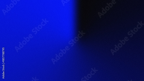 Intense neon blue background text with a heavy dark shadow.