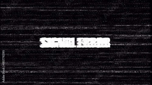 subscribe text digital glitch error effect 4k