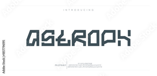 Abstract Fashion alphabet letters font logo.