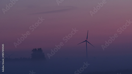 Power turbine and the morning climate
