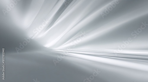 Abstract silver background with blurred streaks, modern design aesthetic for presentation
