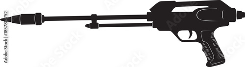 Sci-fi weapon silhouette