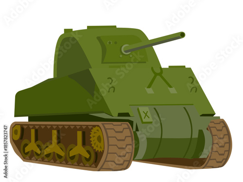 第二次世界大戦のアメリカ軍戦車 イラスト/
World War II U.S. Army Tank Illustration