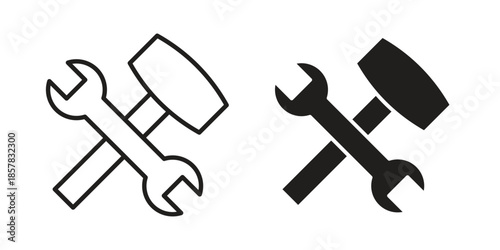 Construction icons. doodles vector. icon set in line strokes