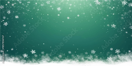 Abstract blue winter holiday background with grunge texture, light snowflakes, and star decoration pattern for Christmas and New Year celebration design
