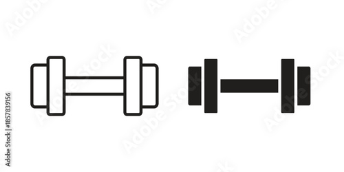 Gym icons. doodles vector. icon set in line strokes