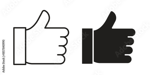 Like icons. doodles vector. icon set in line strokes