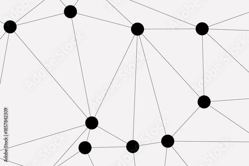white background with low poly digital lines connection. Abstract white blue digital technology futuristic communication high tech concept background. Technology dots lines connect network background.
