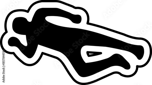 dead body icon of crime scene human silhouettes of flat vector symbols, add corpse, victim, murder, death, forensic illustration, black icon