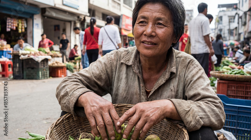 A random photography of a woman