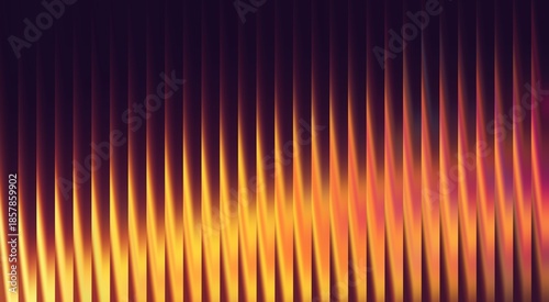 Abstract vertical lines in warm colors create a sense of movement and depth. The dynamic patterns evoke a feeling of energy and sophistication.