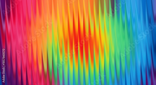 Abstract and vibrant rainbow-colored background with vertical lines. This background evokes feelings of joy and hope. The spectrum of colors creates a visually striking and energetic effect