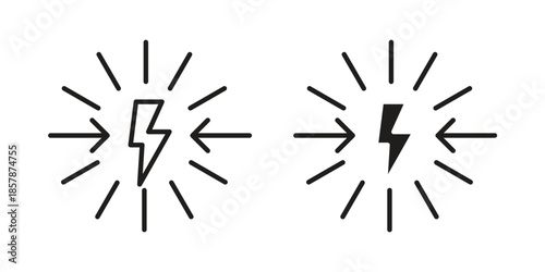 Conflict icons. silhouette icon vector flat illustration on white background. line art icons