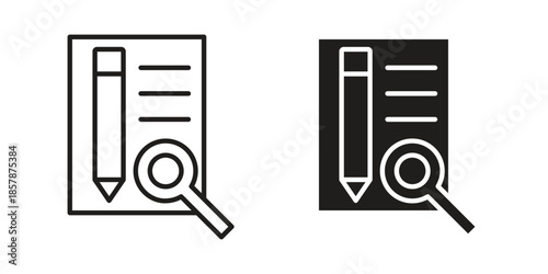 Define icons. silhouette icon vector flat illustration on white background. line art icons