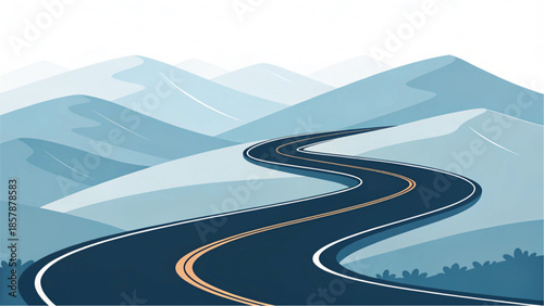 road to the mountains