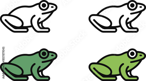 Frog icon logo