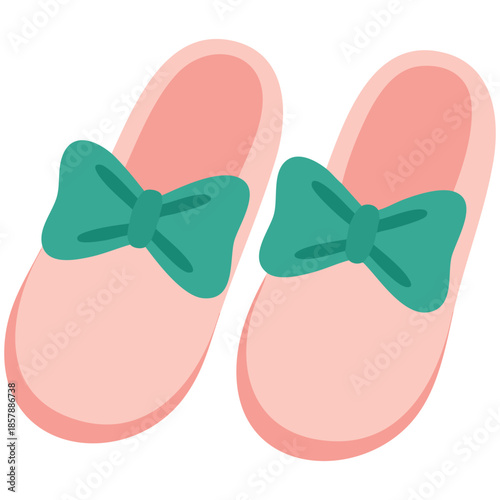 Relaxation footwear illustration unique creative concept isolated vector illustration on white background