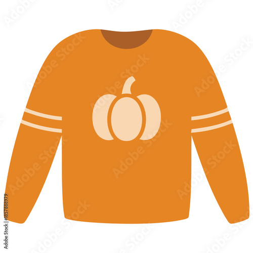 Set of cozy autumnal sweaters scarves socks warm accessories fall apparel flat cartoon vector collection