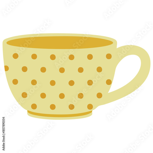 Vector illustration of an Arabic tea cup isolated vector illustration on white background