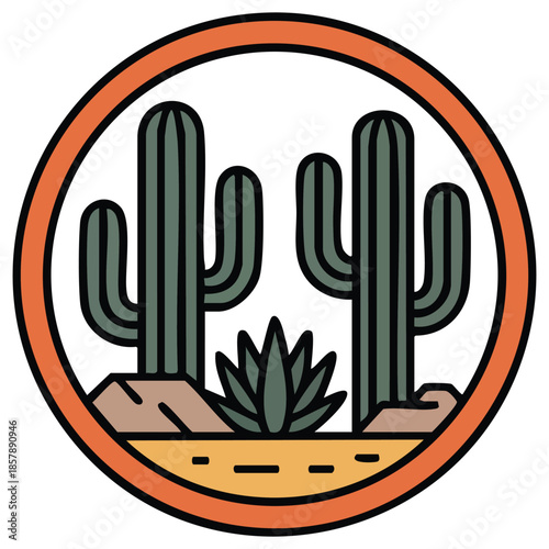 green aloe vera cactus succulent plant vector art and illustration isolated on white background