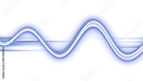 Abstract blue wave background featuring, a artistic light curves 