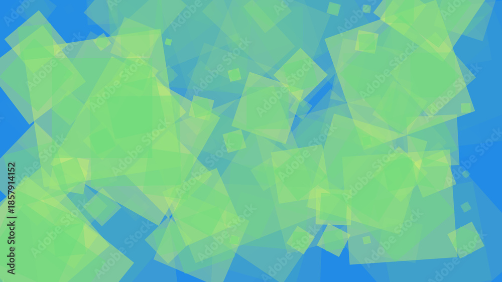 Fototapeta premium Abstract Geometric Squares on Blue Background