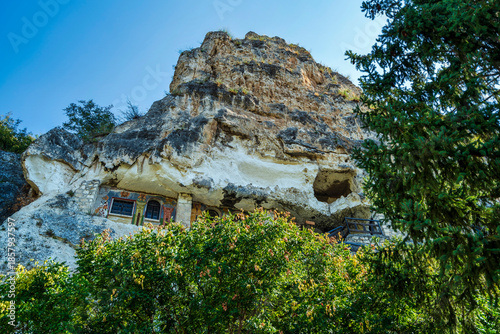 Rock-Hewn Basarbovo Monastery in Northern Bulgaria