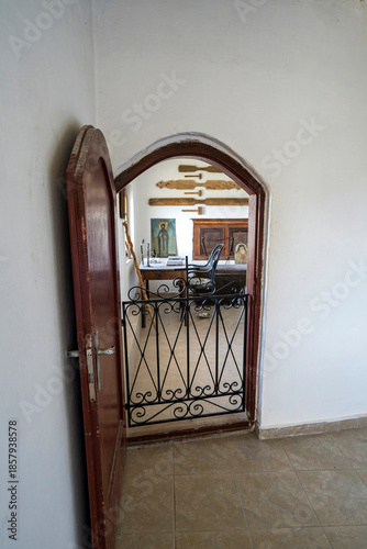 Arched Doorway to Monk Quarters at Monastery