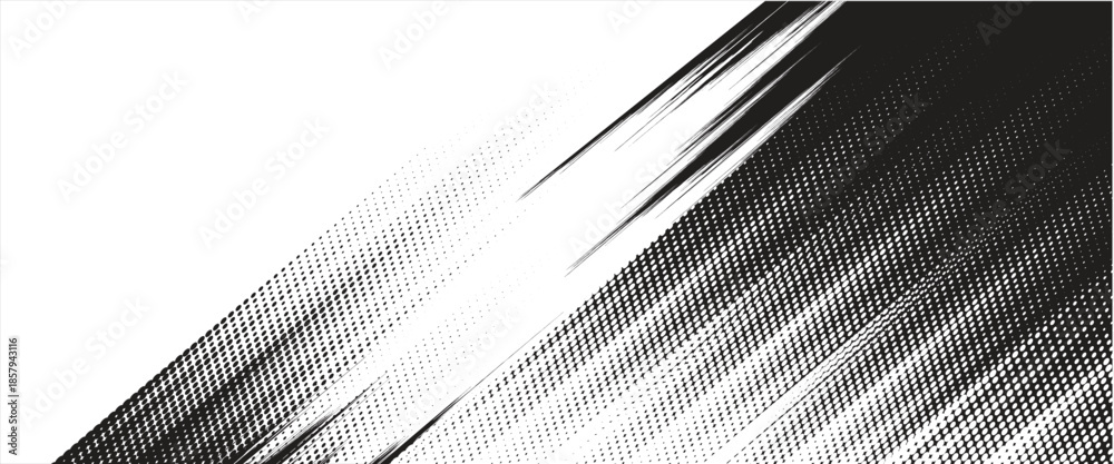 Obraz premium Manga focus speed lines for comic effect. Motion and action diagonal focus flash strip lines for anime comic book. grunge sport style