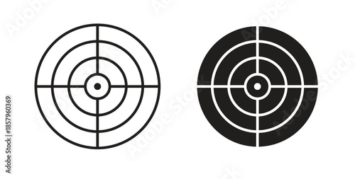 Aim icons. EPS 10. Graphic icon vector designs