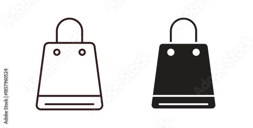 Bag icons. EPS 10. Graphic icon vector designs