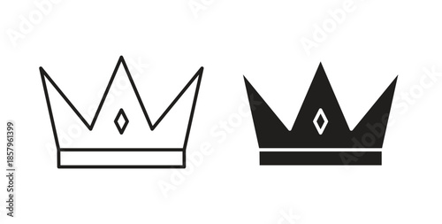 Crown icons. EPS 10. Graphic icon vector designs