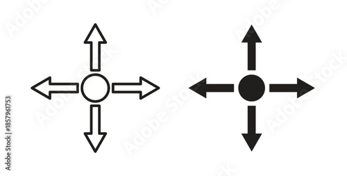 Drag icons. EPS 10. Graphic icon vector designs