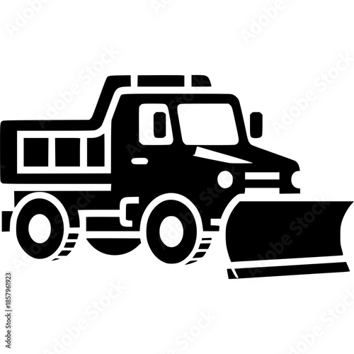 Snow Plow Truck Icon