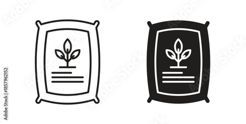 Fertilizer icons. EPS 10. Graphic icon vector designs