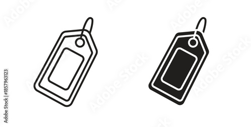 Label icons. EPS 10. Graphic icon vector designs