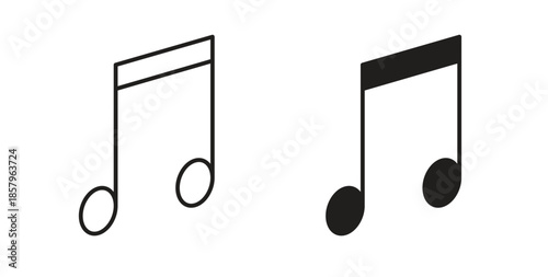 Music icons. EPS 10. Graphic icon vector designs