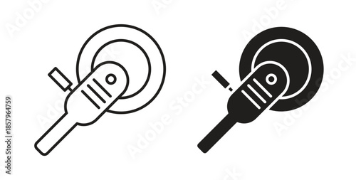 Polisher icons. EPS 10. Graphic icon vector designs