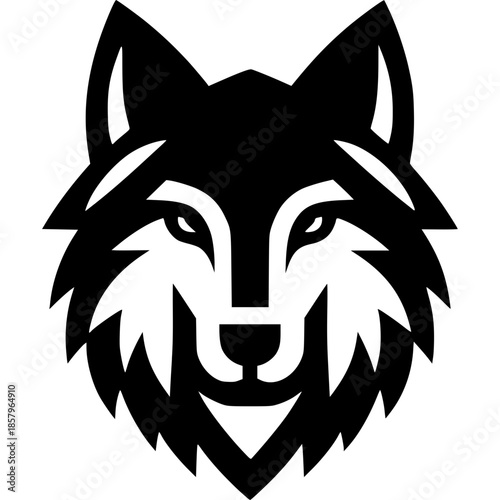 Wolf Logo Icon Vector