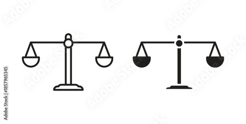 Scale icons. EPS 10. Graphic icon vector designs