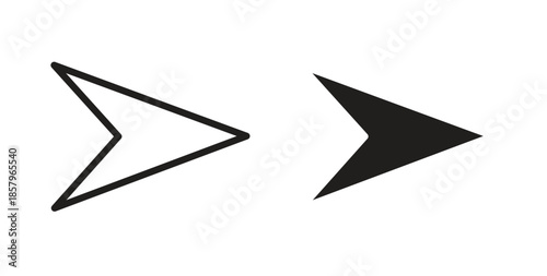 Send icons. EPS 10. Graphic icon vector designs