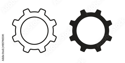Settings icons. EPS 10. Graphic icon vector designs