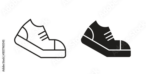 Shoes icons. EPS 10. Graphic icon vector designs