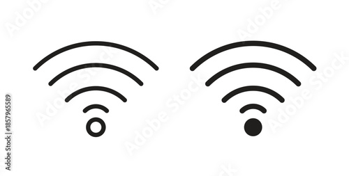 Signal icons. EPS 10. Graphic icon vector designs