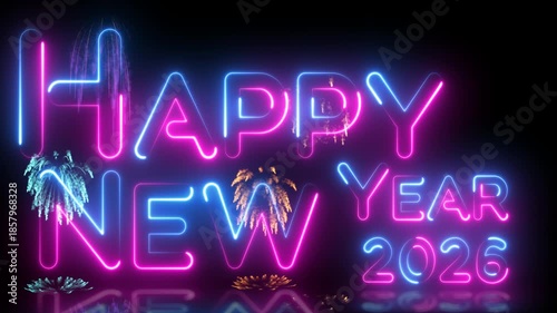 happy new year background merry christmas 2026	
